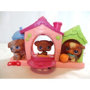 Littlest Pet‎ Shop LPS Playful Puppies Poodle Dogs #37 #38 #39 accessories